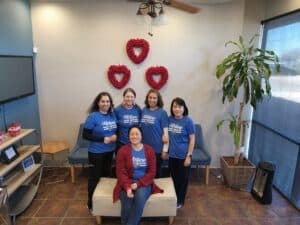 Willow Family Dentistry Team in Waiting Room